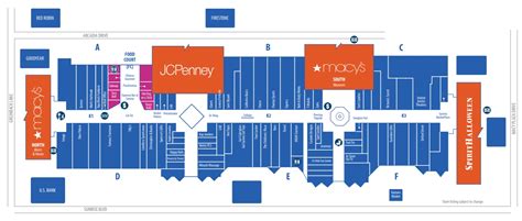 sunrise mall map of stores.